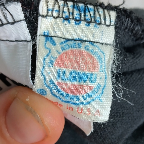 Rus Togs Black Velvet Maxi Skirt Vintage Made in the USA Holiday Heavy Winter - Picture 6 of 6